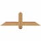 Ekena Millwork Eugene Smooth Timber Gable Bracket, Western Red Cedar, 36"W x 12"H x 3 1/2"D x 3 1/2"F, 8/12 Pitch GBW036X12X0404EUG00SWR - alternate 1